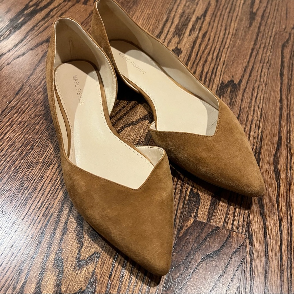 Marc Fisher suede flats, size 10M